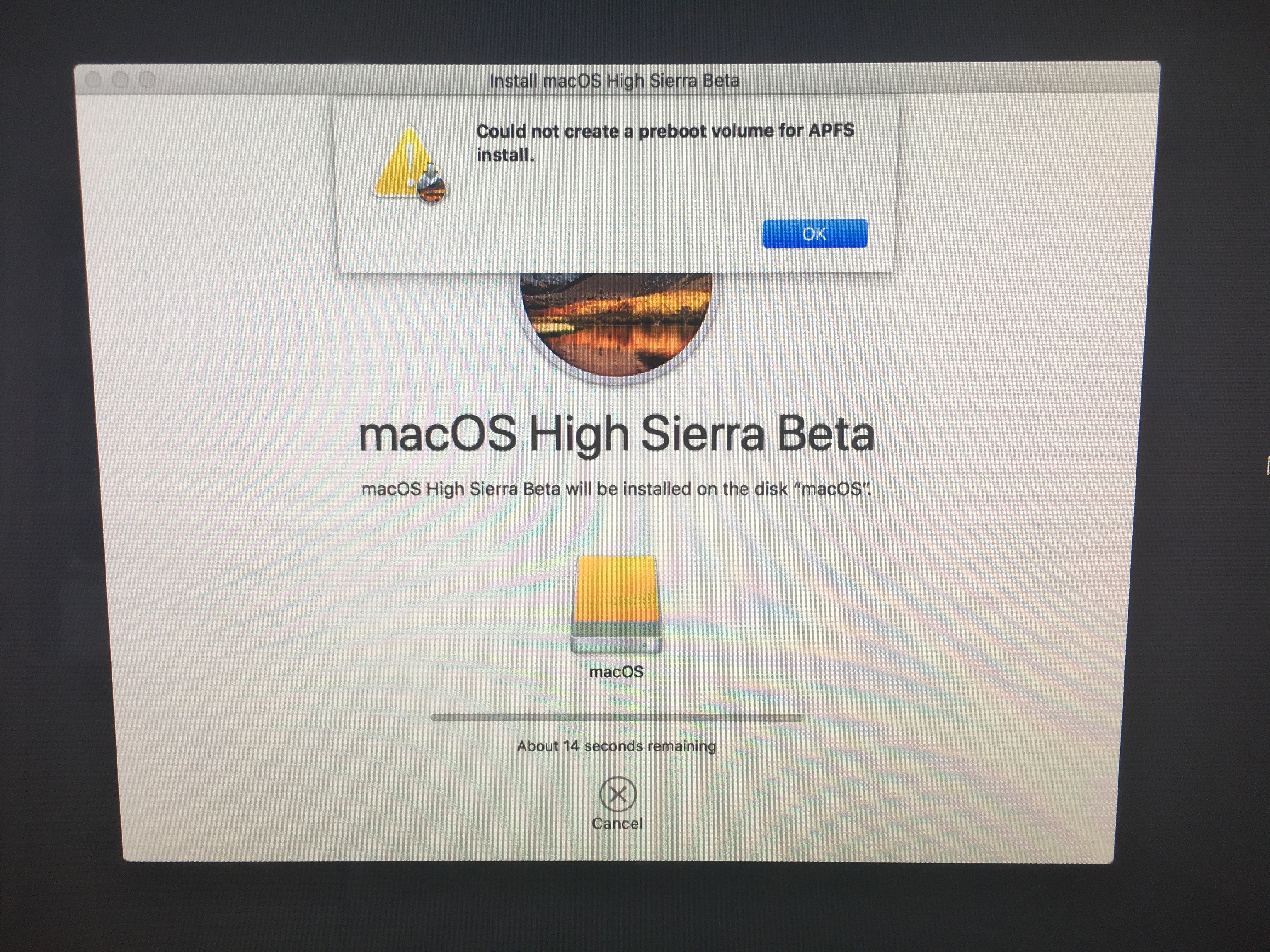 create startup disk for mac os sierra